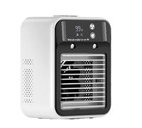 Air Conditioning Fan - Mini Cooler With Speed Settings | Air Purifier | Digital Humidity Display | Cool Mist Function | Compressor Dehumidifier For Damp | Moisture Remover Home | Dehumidifiers Drying