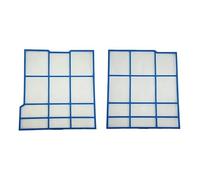 Air Conditioning Filter Insert with Fine Mesh Net Compatible with Panasonic and Hitachi Air Conditioners 29.8 x 31.5 cm & 28.5 x 31.5 cm Replacement Air Filter with Sturdy Plastic Frame for Dust