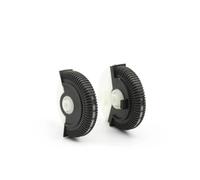 Air Conditioning Grill Outlet Panel 2/3PCS Front Rear Air Conditioning Control Roller AC Vent Base Rolling Wheel For Benz E Class W211 E200 E300 E230 E260 E280(Dark Gray L R 2PC)