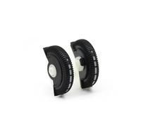 Air Conditioning Grill Outlet Panel 2/3PCS Front Rear Air Conditioning Control Roller AC Vent Base Rolling Wheel For Benz E Class W211 E200 E300 E230 E260 E280(Black L R 2PC)