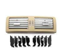 Air conditioning grille For Benz W251 R300 R320 R350 R400 R500 Left Right Rear Central Air Conditioner Vent Outlet Chromed Grille Cover(Middle Beige)