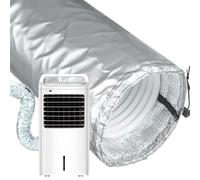 Air Conditioning Hose Liner, Thermal Insulation Winding for AC Conduit Portable | Heat Resistant Exhaust Pipe for Apartment Hotel Dormitory Restaurant