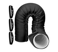Air Conditioning Insulation - Insulation Hose for Mobile AC Exhaust Line | Wrapping Climate Hose | Suitable for 5 and 5.9 Inch Diameter Outlet Pipe, 3 Adjustable Straps
