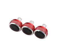 Air conditioning knob Air Conditioning Knob Heat Control Switch Button For Qashqai 2012(Upgrade Red)