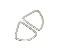 Air Conditioning Knobs Audio Circle For Mitsubishi For ASX 2011-2019 Auto Accessories Car Styling Interior Dashboard Air Vent Decorative Outlet Trim Frame Sticker Case