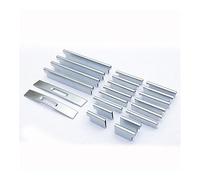 Air Conditioning Knobs Audio Circle For Range For Rover For Sport 2014 2015 2016 2017 Interior Side And Console Air Conditioning Vent Cover Trim 22PCS