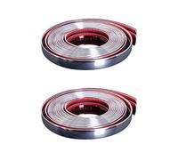 Air Conditioning Knobs Audio Circle For Van 2X 20mm 5m Moulding Strip Trim Self Adhesive Crash Protector Car Accessories Suitable Decoration Protection