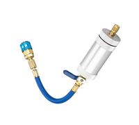 Air Conditioning Oil Injector, AC Oil Dye Injector Tool, Leak Detection Kit with Metal Barrel and Pressure Hose, Professional Recharge Injectors with Grip Handle, HVAC Maintenance Tool for Home Auto