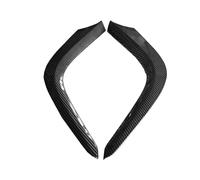Air Conditioning Outlet 1Pair Car Dash A/C Air Vents Trim Strips For Toyota For Corolla For Altis 2007-2013 ABS Carbon Fibre Consoles Outlets Lower Trim Air Vent