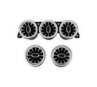 Air Conditioning Outlet 5PCS LED Front Dashboard AC Air Condition Vent Outlet Turbo Interior Trim For Mazda 6 For M6 2006-2012 2013 2014 2015 Car Accessories