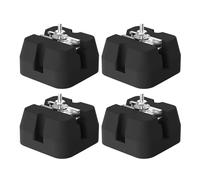 Air Conditioning Pad - 4-Piece Base Bracket, Anti-Vibration Mat Set | Heavy Duty Bearing Support 500 kg, Split System 9000 60000 BTU Stability Solution for Indoor Units Outdoor Easy Installation