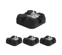 Air Conditioning Pad - 4-Piece Base Bracket, Anti-Vibration Mat Set | Heavy Duty Bearing Support 500 kg, Split System 9000 60000 BTU Stability Solution for Indoor Units Outdoor Easy Installation