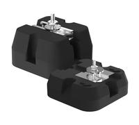 Air Conditioning Pads, Support Class, Rubber Base, Anti-Vibration Mat, Durable Outdoor Installation Stabiliser High Performance Floor Protectors, Pack of 4 for Split Units, System Cooling Devices