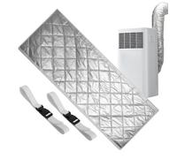 Air Conditioning Pipe Insulation, Protective Sleeve for Exhaust Pipes Outdoors, Cotton Insulation for Heating, Furnace, Climate and Sanitary