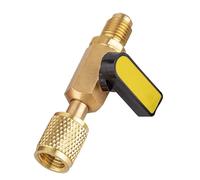 Air Conditioning Refrigerant Adapter - Leak-proof Brass AC Fittings, Durable Adapter Connections for Cooling Systems, Suitable for Bedroom, Living Room, Kitchen, Apartment, Hotel, Restaurant