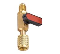 Air Conditioning Refrigerant Charge Adapters - Brass Connectors, Air Conditioning Adapters - for Home, Bedroom, Apartment, College Dorm, Rent, Kitchen,