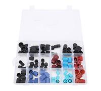 Air Conditioning Service Cap, 90pcs Car Air Conditioning Refrigerant Valve Protective Dust Cover Caps, A/C Port Cap Seal AC Refrigerant Port