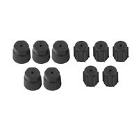Air Conditioning Service Cap Set with 10-Pcs Refrigerant Charging Port Covers for Auto AC System Repair | Heavy-Duty Plastic for All Vehicle Models