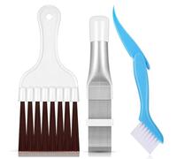 Air Conditioning Slats Comb, Air Conditioning Comb, Condenser Cleaning Comb, Air Conditioning Condenser Fin Comb, Metal Fin Evaporator Cooler Repair Tool, Fin Cleaning Brush, Air Conditioning (3)