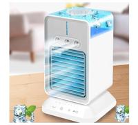 Air Conditioning Unit Portable, 3 Wind Speeds,3 Spray Modes,4 In 1 Aircooler Fan 2/4 H Timer,120° Oscillating Quiet Air Conditioning Unit for Office Home Dorm Etc