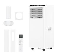 Air Conditioning Unit Portable 7000 BTU, 5-in-1 Air Conditioners Cooling Dehumidifier Fan & Sleep Mode 24H Timer, 3-Speeds Air Conditioners, Remote Control, Window Kit for Rooms Up to 376sq.ft