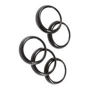 Air Conditioning Vent 5Pcs Carbon Fiber Air Conditioning Vent Outlet Cover Trim Sticker for Mercedes for Benz for CLA GLA Cl W176 W246 B