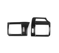 Air Conditioning Vent Decoration Both Sides Of The Center Console For 4Runner 2010 UP Auto Inner Parts(Carbon fiber grainred)