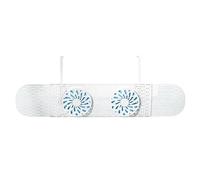 Air Conditioning Vent Deflector, Polypropylene Shield 47-86x16cm | Free Direct Anti-Shock Installation 290g - Wall Mounted Evacuator with Fan Blades for Studio