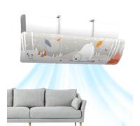 Air Conditioning Vent Deflector Punch Free Angle Adjustable Wind Guide