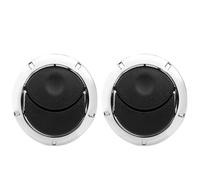 Air Conditioning Vent For Logan For Sandero | 2004-on For Master MK3 2010-On For Duster 2010-2017 Car Front Air Conditioning Vent Grille(2pc Sliver)