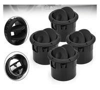 Air Conditioning Vent For Nissan 8200464605 Silver/Black Air Conditioning Vent Grille Cover Center Console Vents(4pcs Black)