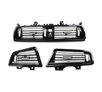Air Conditioning Vent Piano Black Dash Air Conditioner Grille Outlet Cover AC Vent Panel Replacement For BMW 5 Series F10 F11 F18 520 523 525 528 535 Air Vent Grille(LHD 3pcs)