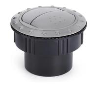 Air Conditioning Vents Car AC Air Vent Grille A/C Universal 65MM Knob Type Rotation Outlet 2.35 Inch Dashboard Conditioner(Gray)