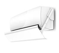 Air Conditioning Wind Deflector, Air Conditer Deflector, White, Retractable, Rotating Button, 27-53 inches(70-79 CM/27-31 IN)