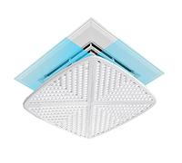 Air-Conditioning Wind Deflector, Central Air-Conditioning Air Outlet Square Anti-Straight Wind Deflector Office Ceiling Wind Deflector,60Cm