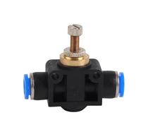 Air Controller Valve T Shape Tube Pipe Pneumatic Fitting Air Regulator Valve(8mm)