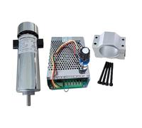 Air Cooled 0.8kw DC110V 20000RPM CNC Spindle Motor Kit/Chuck 800W + Power Supply Low Noise(Model E)