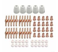 Air Cooled Plasma Cutter Parts 65PCS Set for PT31 Wenzhou 40A Torch with Nozzle Electrode and Retaining Cap