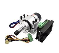 Air-cooled Spindle 300w/400w/ 500w Brushless Spindle Motor ER11 DC Motor For CNC Milling With Driver 55MM Clamp Bracket Heat Dissipation(500w kit)