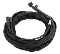 Air-Cooled WP-17FV TIG Torch Featuring Flexible Head and Independent Gas Control Valve Rated 150 Amp 12 Foot Hose