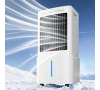Air Cooler 3-in-1, 25L Remote Control, Portable Evaporative Air Cooling, 12-Hour Timer 3 Speeds, Oscillating Cooling Fan Air Conditioning with Ice Packs for Home Office