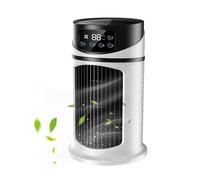 Air Cooler | Desktop Water Cooling Fan - Portable Cooling Device with LED Light and 3 Wind Speed for Children's Room Apartment Office Camping Study