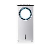 Air Cooler for Home Office Evaporation Coolers Portable Air Conditioning Unit Conditioner Super 3 Fan Speed Quiet Humidifier Misting Fan for Home Office Bedroom (White + Blue)