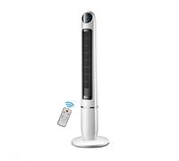 Air Cooler for Home Office Modern Oscillation Silent Tower Fan Air Conditioner Manual Remote Control 12h Timing White 120cm
