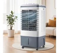 Air Cooler for Home with Ice Compartment 20L, Evaporative Cooler 2000m3/h, No Hose Portable Air Conditioner Fan