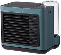 Air Cooler Negative Ion Air Cooler USB Charging Mini Small Home Desktop Air Conditioner Water Cooling Fan Purified Air For Fam(Color:blue) Mini Fan (Color : Green)