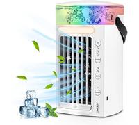 Air Cooler Portable - 4 In 1 Function Mini Fan - Personal Cooling Device Air Cooler Portable Mini, Home Office Outdoor Work