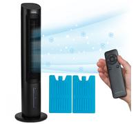 Air Cooler Portable Air Conditioner Fan Tower Humidifier Purifier Remote Black