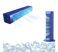 Air Cooler, Ultra Quiet Bladeless Portable AC with Rechargeable Battery, Energy Efficient Wall Mount Fan for Home and Office Cooling, Ideal for Bedrooms