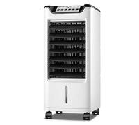 Air Cooler with Humidifier and Air Purifier - Mobile AC Fan with Remote Control, 3 Speeds, 7H Timer - Ideal for Cooling and Improving Air Quality - Portable Cooling Solution